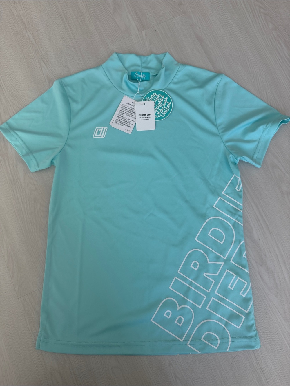 Mock neck golf top